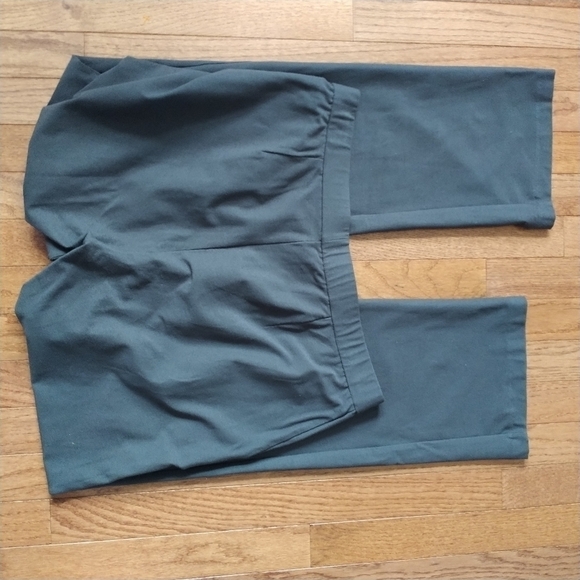 Eileen Fisher Olive Straight Leg Pants M - Picture 3 of 13